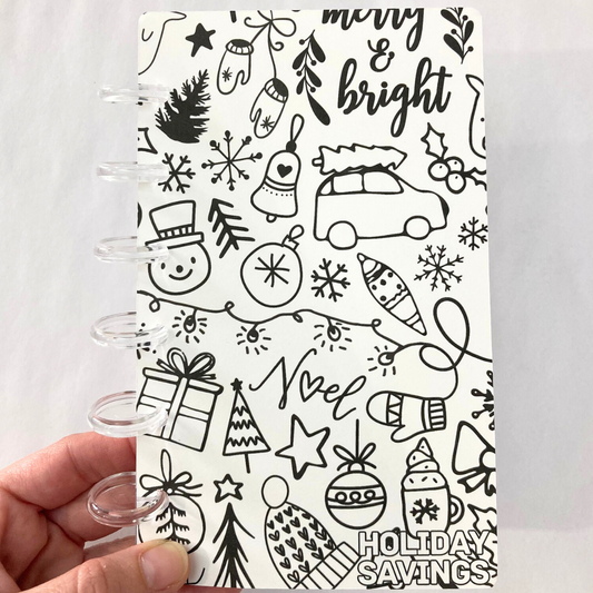 Holiday Color and Save Savings Challenge Binder | Cash Budgeting | Money Binder