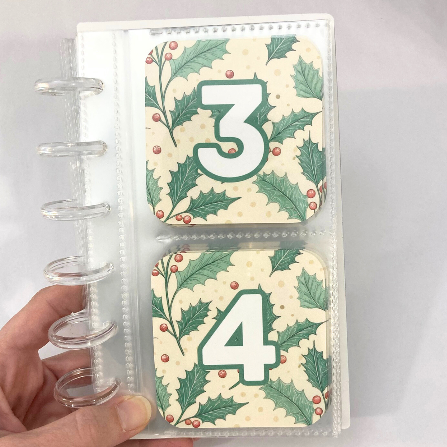 One Month Ahead Binder | Vintage Holly Design | Month Ahead Bills & Savings Binder | Physical Shipped Item | 1 Month