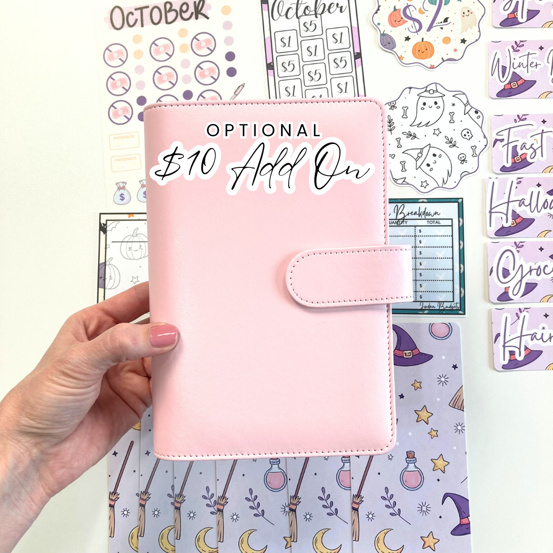*PREVIEW ONLY, LISTING GOES LIVE 9/4 @ 10AM VERY LIMITED QUANTITY* October Budget $20 Bundle Spooky Cute | Savings Challenges & Cash Stuffing Supplies
