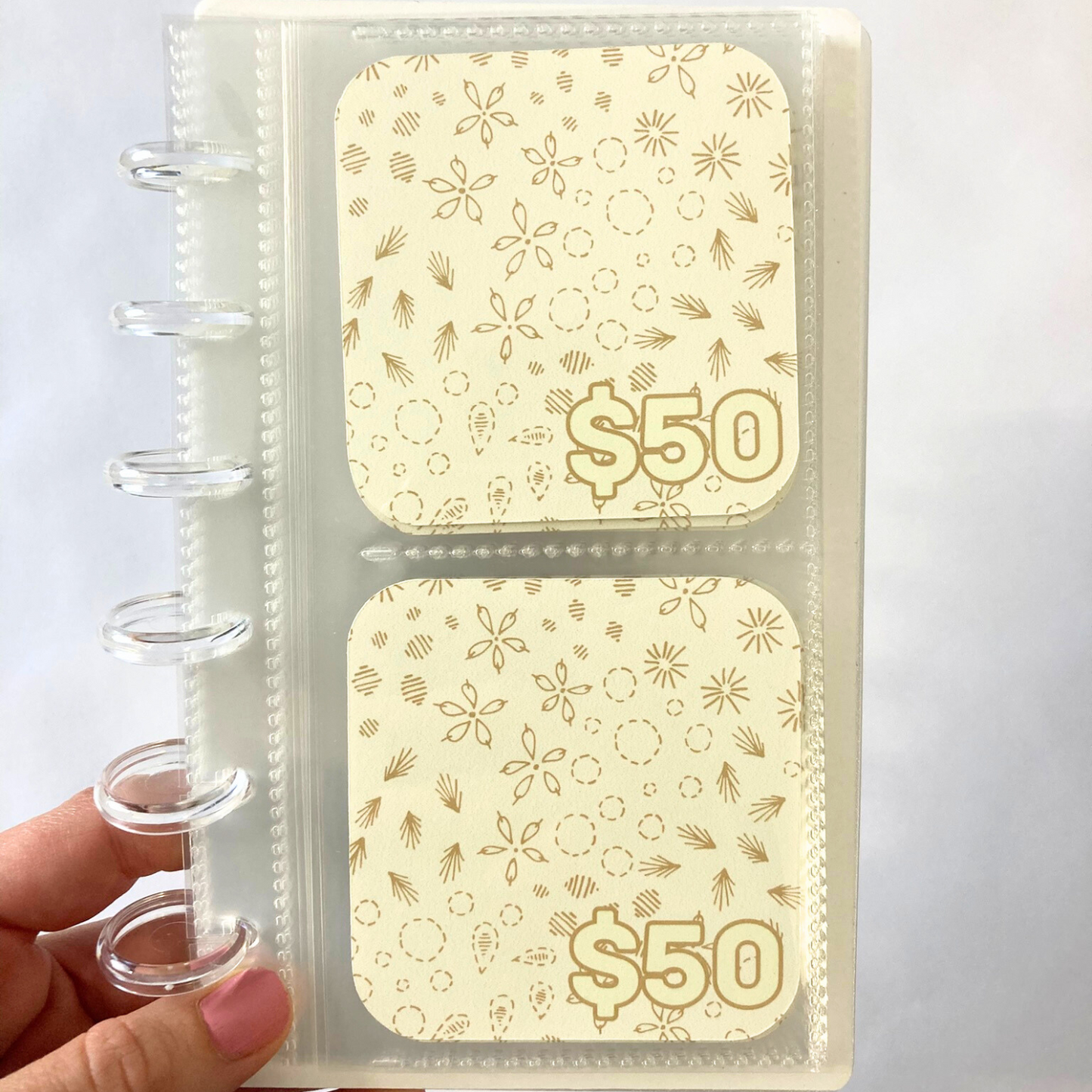 26 Week Savings Challenge Binder | $1,500 Savings | Desert Petal Design | A6 Disc Binder | Cash Budgeting | Money Binder