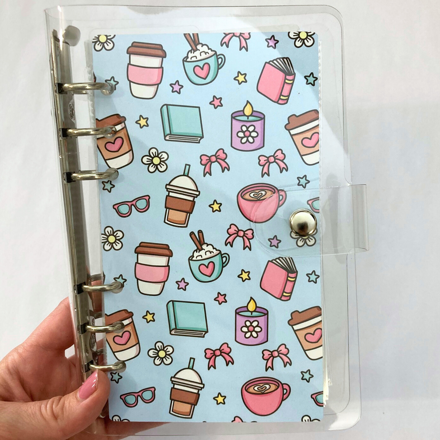 Coffee & Comfort Design | Monthly Challenge Binder | Cash Budgeting | Money Binder | A6 Size | Disc or Ring Bound Binders