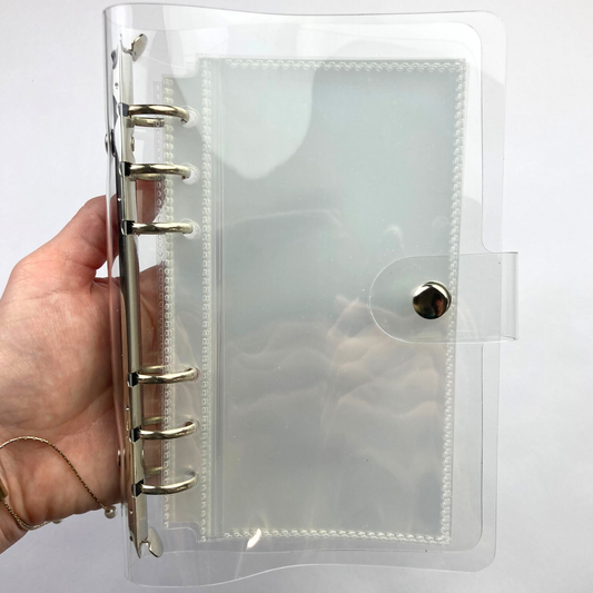 Clear Ring Binders with Regular or Divided Sleeves