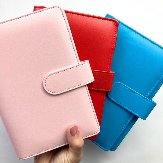 A6 BINDER ONLY | No Sleeves/Inserts | A6 Cash Budget Wallet | Multiple Colors Available | Cash Budgeting | Money Binder