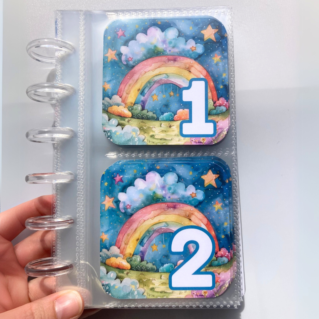 Kids / Baby | 52 Week Savings Challenge Binder | A6 Disc Binder | Cash Budgeting | Money Binder
