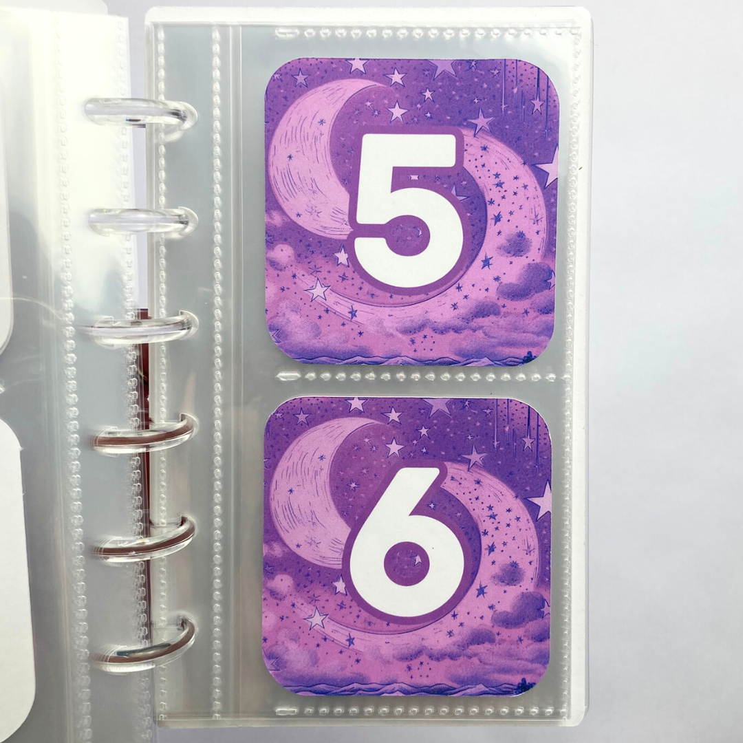 Celestial | April Design | Month Ahead Bills & Savings Binder | 2025 UPDATED DESIGN | Physical Shipped Item | 1 Month