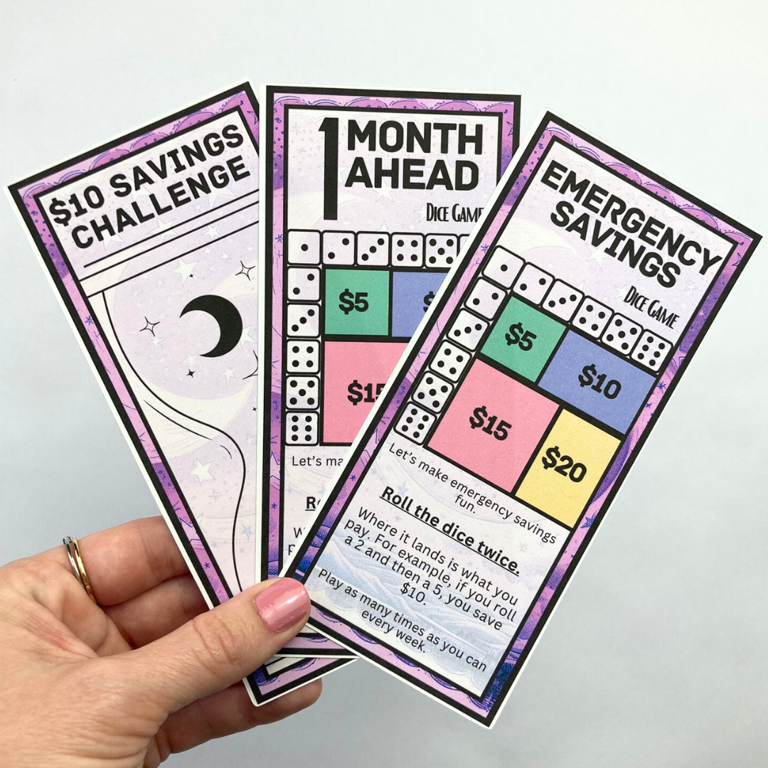 Celestial | April Design | Month Ahead Bills & Savings Binder | 2025 UPDATED DESIGN | Physical Shipped Item | 1 Month