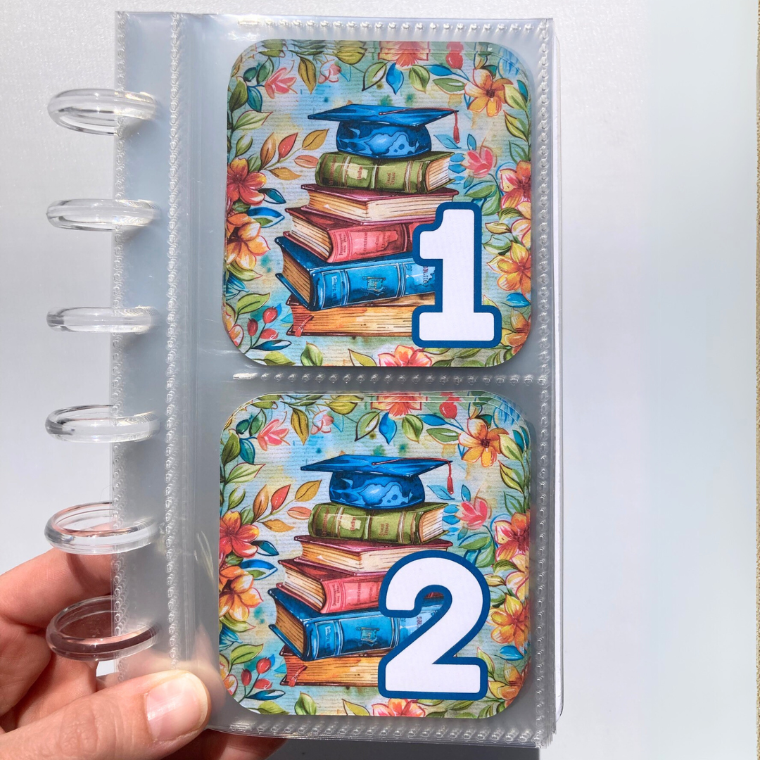 Graduation | 52 Week Savings Challenge Binder | A6 Disc Binder | Cash Budgeting | Money Binder