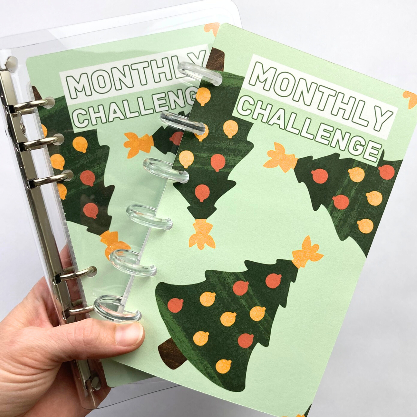 Holiday | Monthly Challenge Binder | Cash Budgeting | Money Binder | A6 Size | Disc or Ring Bound Binders