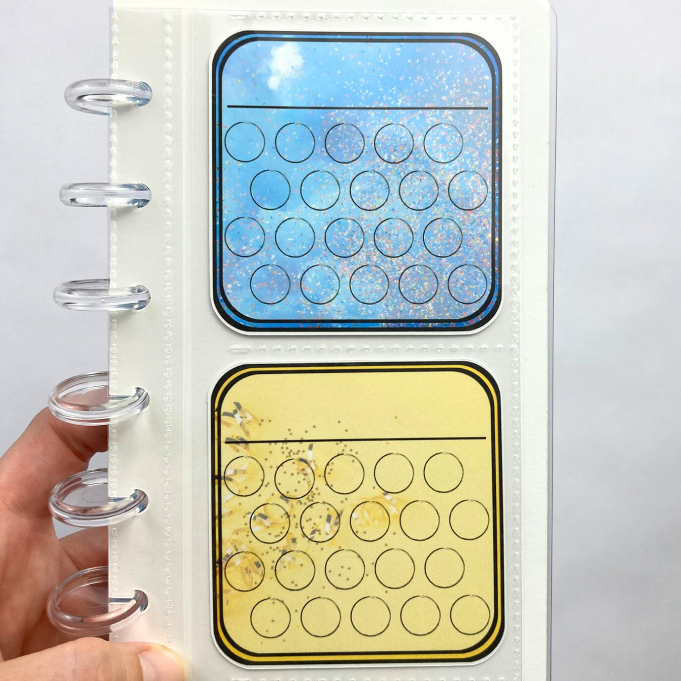 Holiday Mini Savings Binder | Mini Monday | 24 Challenge Cards | A6 Disc Binder | Cash Budgeting | Money Binder