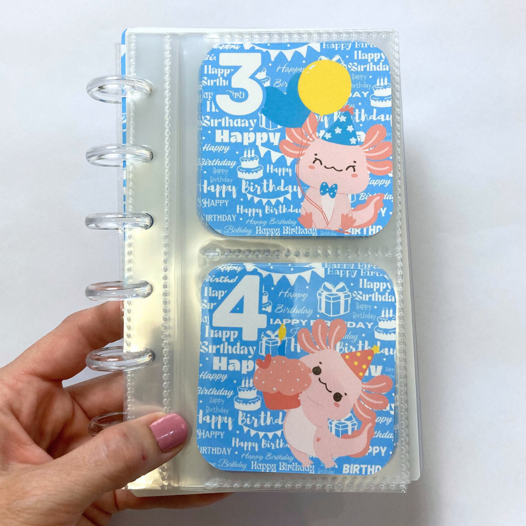 Happy Birthday | Monthly Challenge Binder | Cash Budgeting | Money Binder | A6 Size | Disc or Ring Bound Binders
