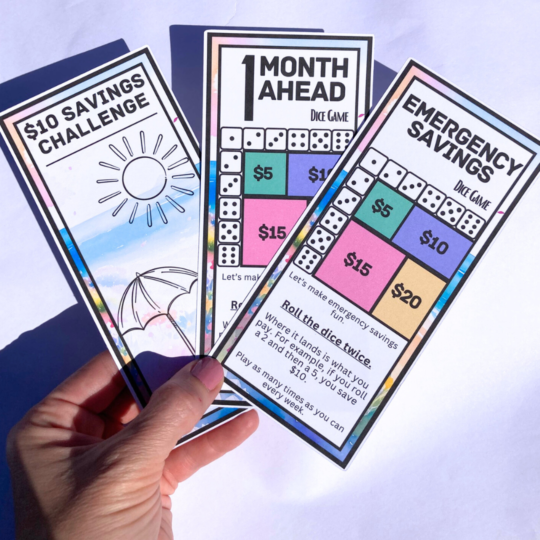 Sand & Sun | June Design | Month Ahead Bills & Savings Binder | 2025 UPDATED DESIGN | Physical Shipped Item | 1 Month