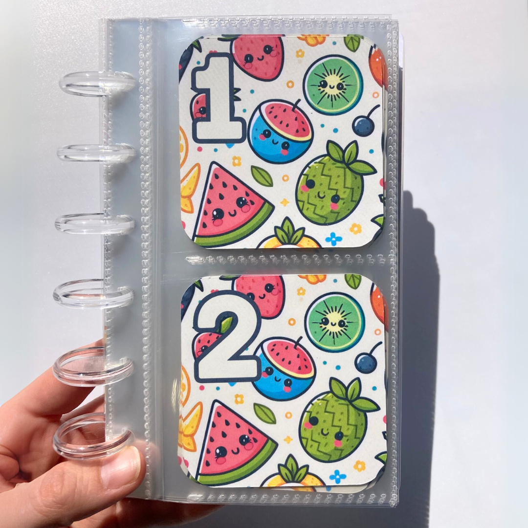 Summer v.2 | 52 Week Savings Challenge Binder | A6 Disc Binder | Cash Budgeting | Money Binder