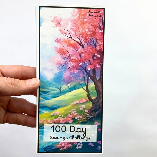 100 Day Savings Challenge Cards | 15 A6 Size Savings Challenge Cards | Thick Cardstock | Physical Shipped Item | No Binder