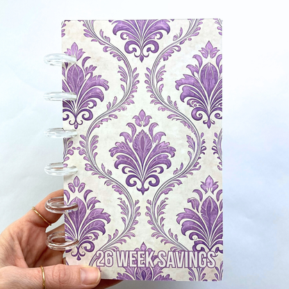 26 Week Savings Challenge Binder | 1,500 Savings | Soft Lilac Design | Cash Budgeting | PDF PNG and STUDIO3 Files | Digital Download
