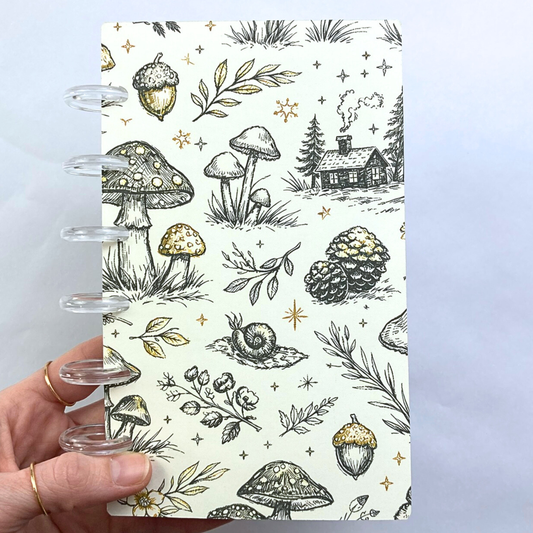 Woodland Design One Month Ahead Binder | Bills & Savings Binder | Physical Shipped Item | 1 Month