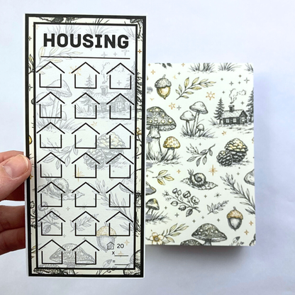 One Month Ahead Binder | Woodland Design | Month Ahead Bills Savings Binder | PDF PNG and STUDIO3 Files | Digital Download