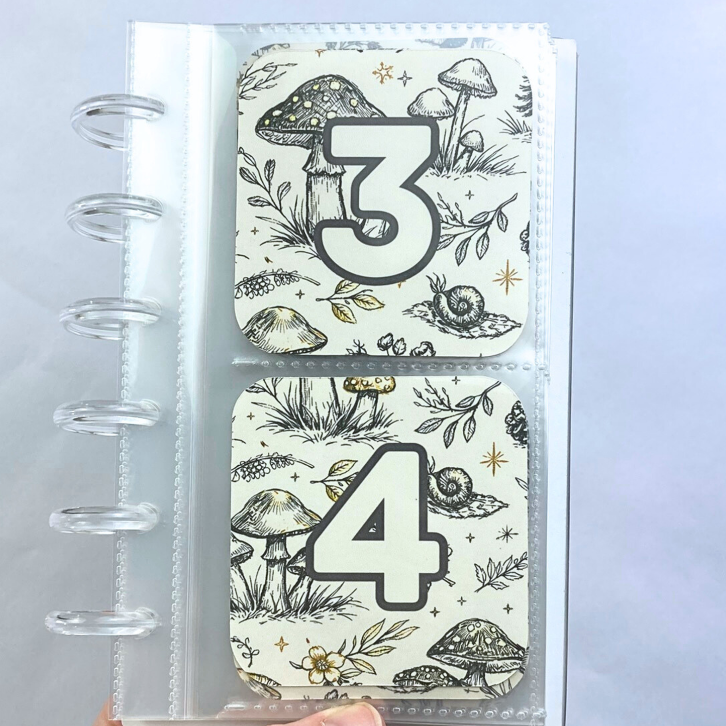 One Month Ahead Binder | Woodland Design | Month Ahead Bills Savings Binder | PDF PNG and STUDIO3 Files | Digital Download