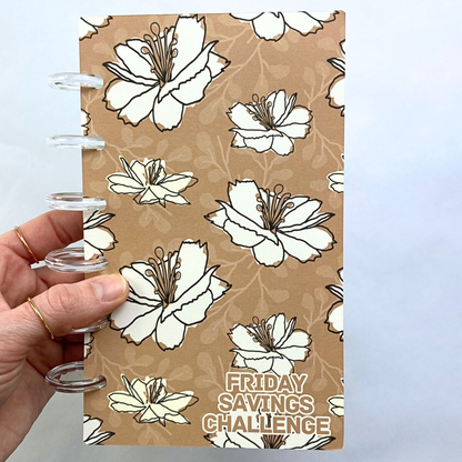 Muted Floral | Friday Savings Challenge Binder | Cash Budgeting | Money Binder | PDF PNG and STUDIO3 Files | Digital Download