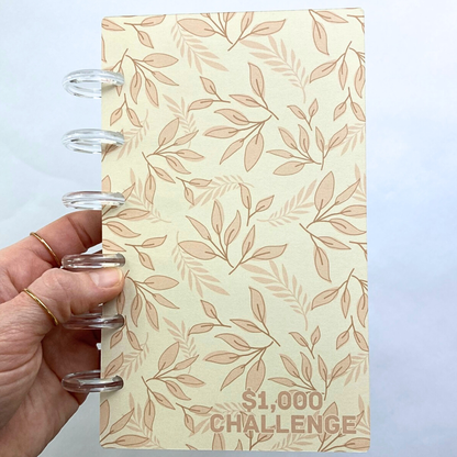 $20 Savings Binder Vintage Linen Design | A6 Disc Binder | Cash Budgeting | Money Binder