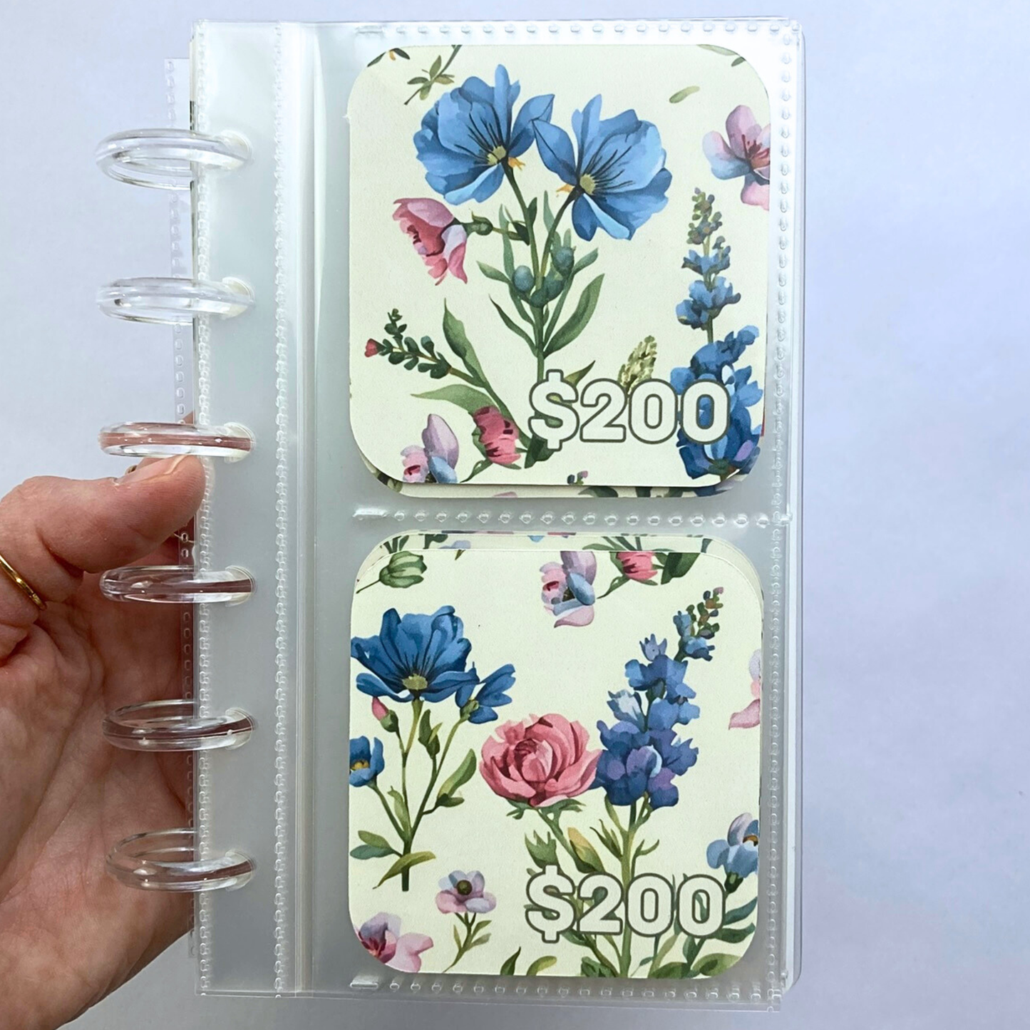 Cottage Bouquet | 10,000 Savings Challenge Binder | Cash Budgeting | Money Binder | PDF PNG STUDIO3 Files | Digital Download