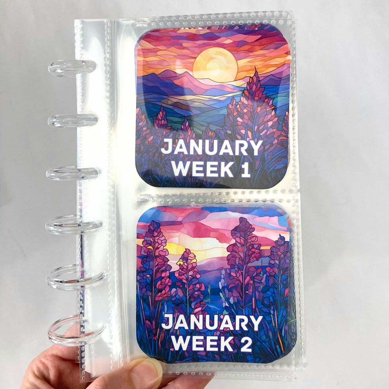 Bright Beginnings | 2026 Friday Savings Challenge Binder | A6 Disc Binder | Cash Budgeting | Money Binder