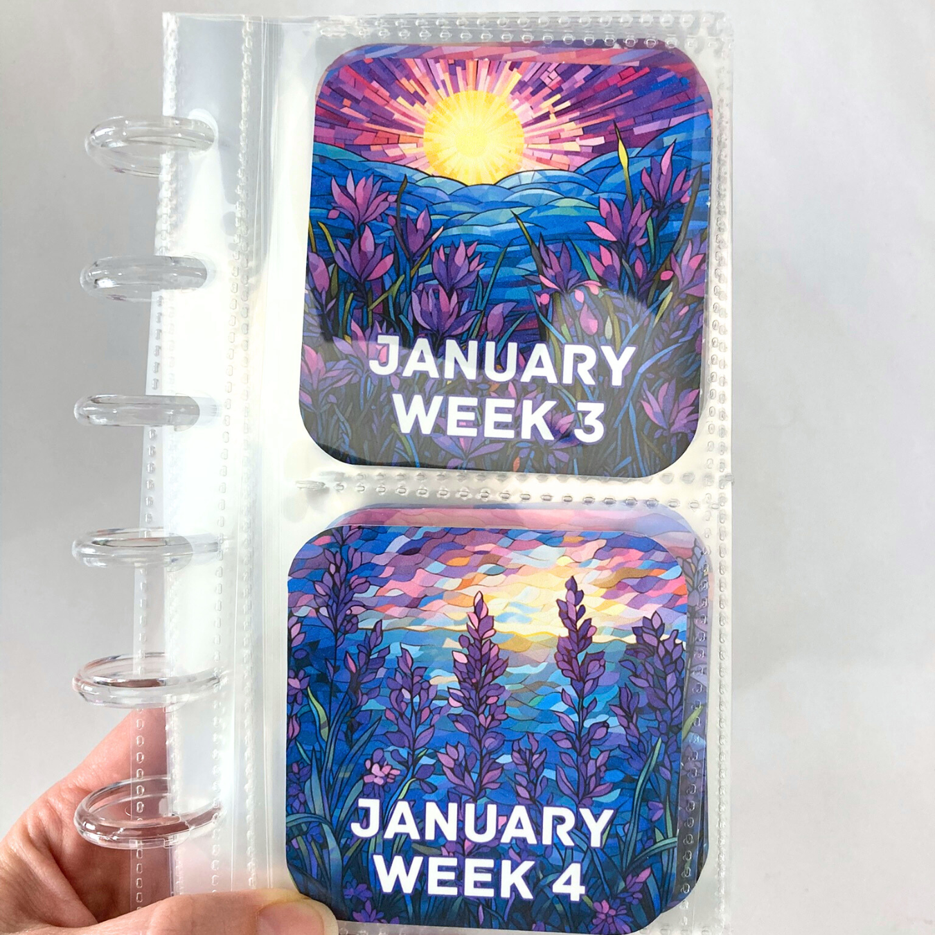 Bright Beginnings | 2026 Friday Savings Challenge Binder | A6 Disc Binder | Cash Budgeting | Money Binder