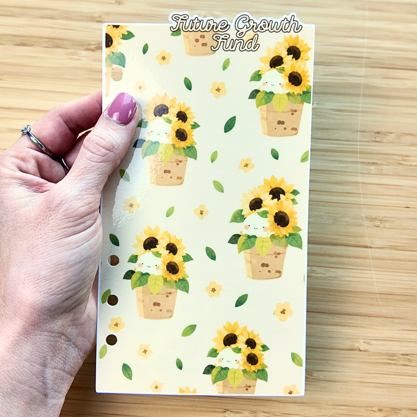 Future Growth Fund | May Bundle | Laminated Savings Challenges and Envelopes | Sleeves are Ring or Disc Bound