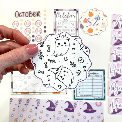 *PREVIEW ONLY, LISTING GOES LIVE 9/4 @ 10AM VERY LIMITED QUANTITY* October Budget $20 Bundle Spooky Cute  | Savings Challenges & Cash Stuffing Supplies