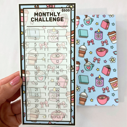 One Month Ahead Binder | Coffee & Comfort Design | Month Ahead Bills Savings Binder | PDF PNG and STUDIO3 Files | Digital Download