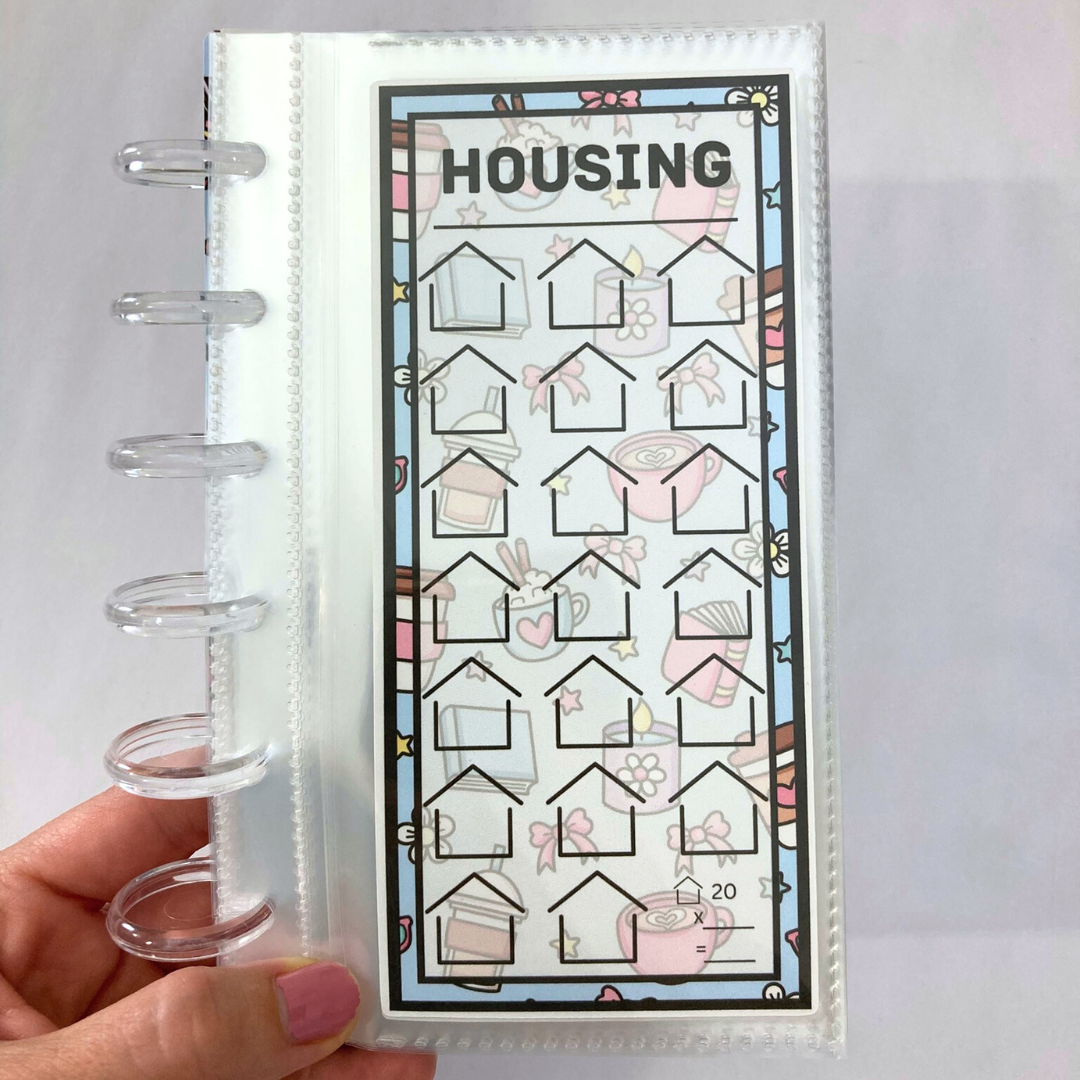 One Month Ahead Binder | Coffee & Comfort Design | Month Ahead Bills Savings Binder | PDF PNG and STUDIO3 Files | Digital Download