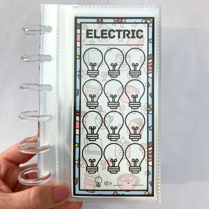 One Month Ahead Binder | Coffee & Comfort Design | Month Ahead Bills Savings Binder | PDF PNG and STUDIO3 Files | Digital Download
