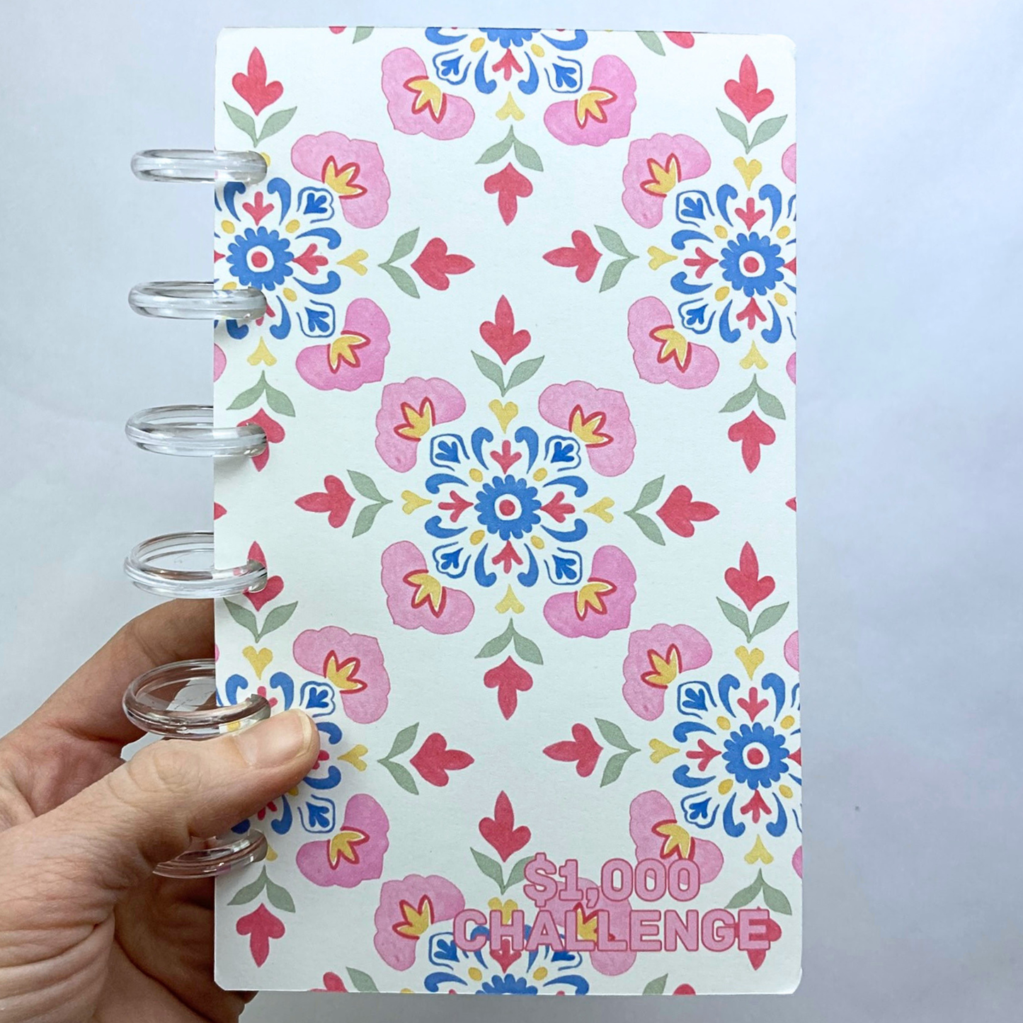 20 Dollar Savings Binder Spring Design | Cash Budgeting | Money Binder | PDF PNG and STUDIO3 Files | Digital Download