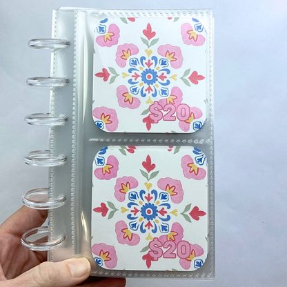 20 Dollar Savings Binder Spring Design | Cash Budgeting | Money Binder | PDF PNG and STUDIO3 Files | Digital Download