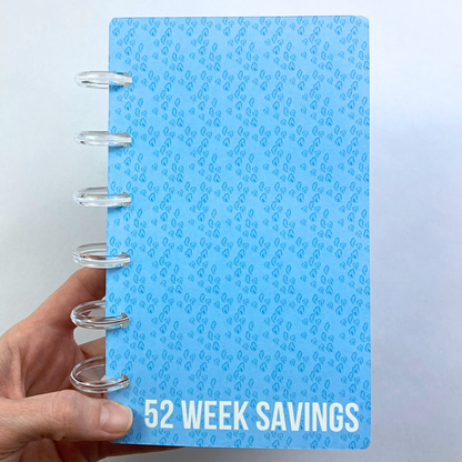 Be Happy | 52 Week Savings Challenge Binder | A6 Disc Binder | Cash Budgeting | Money Binder