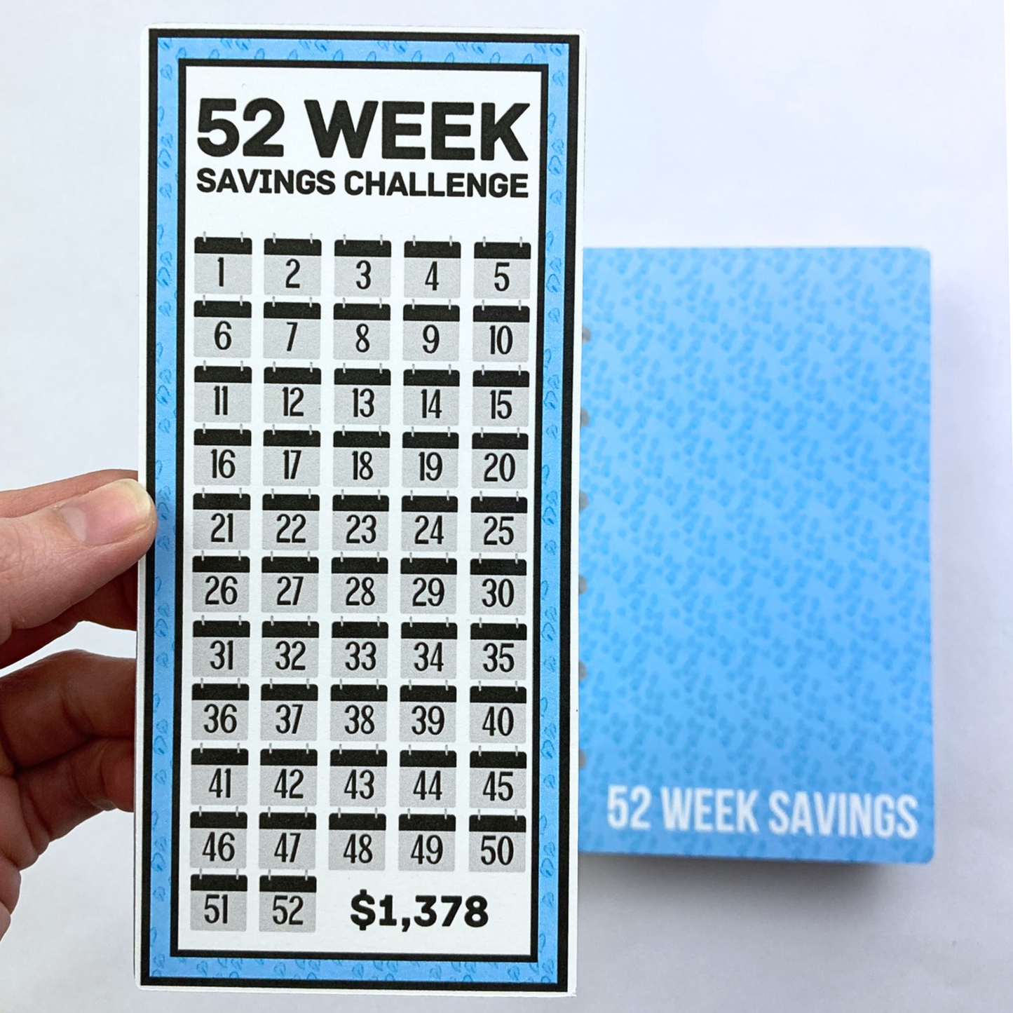 Be Happy | 52 Week Savings Challenge Binder | A6 Disc Binder | Cash Budgeting | Money Binder