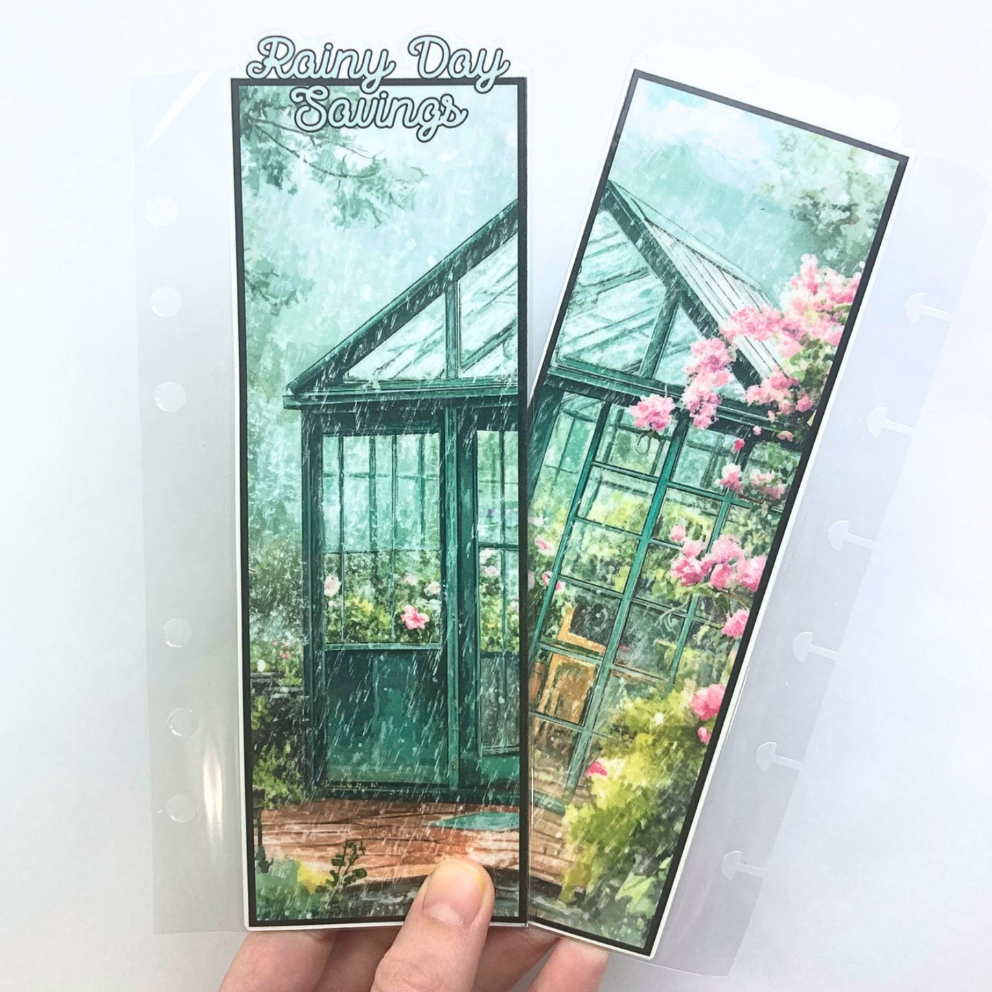 Saving for a Rainy Day | April Bundle | Laminated Savings Challenges and Envelopes | Sleeves are Ring or Disc Bound