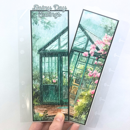 Saving for a Rainy Day | April Bundle | Laminated Savings Challenges and Envelopes | Sleeves are Ring or Disc Bound