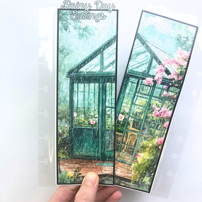Saving for a Rainy Day | April Bundle | Laminated Savings Challenges and Envelopes | Sleeves are Ring or Disc Bound
