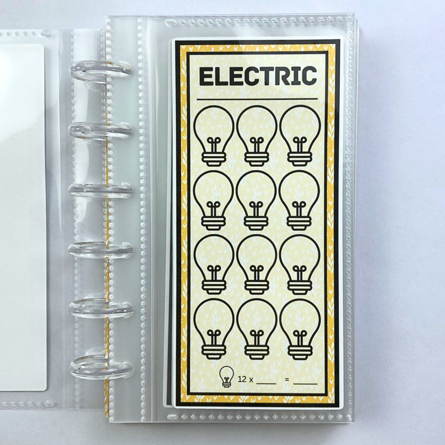 Be Happy | One Month Ahead Bills & Savings Binder | Physical Shipped Item