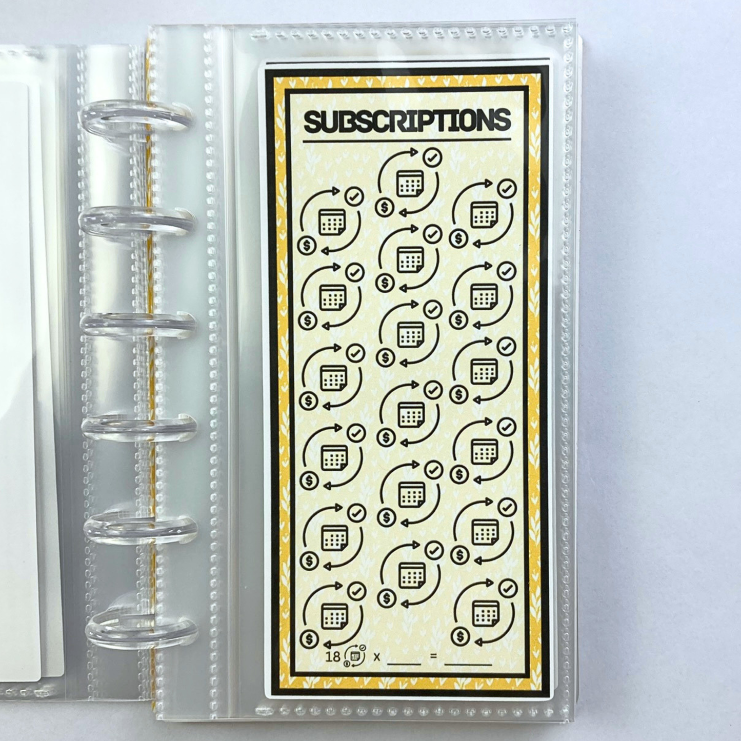 Be Happy | One Month Ahead Bills & Savings Binder | Physical Shipped Item
