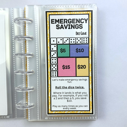 Be Happy | One Month Ahead Bills & Savings Binder | Physical Shipped Item