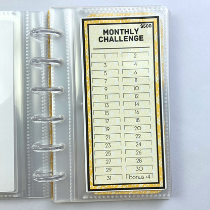 One Month Ahead Binder Be Happy Design | Month Ahead Bills Savings Binder | PDF PNG and STUDIO3 Files | Digital Download