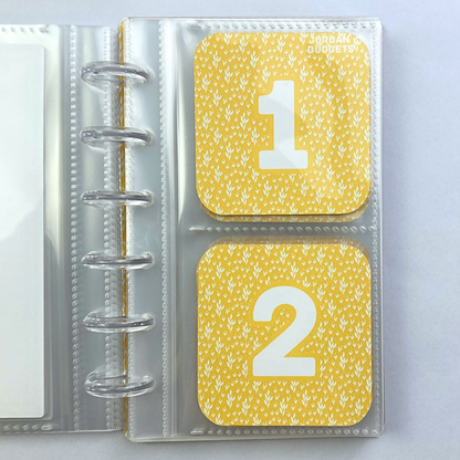 One Month Ahead Binder Be Happy Design | Month Ahead Bills Savings Binder | PDF PNG and STUDIO3 Files | Digital Download