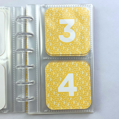 Be Happy | One Month Ahead Bills & Savings Binder | Physical Shipped Item