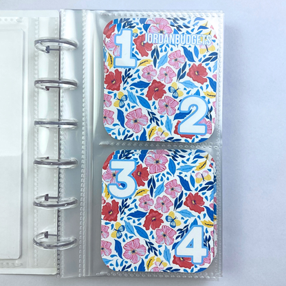 100 Envelope Savings Binder Be Happy Design | A6 Disc Binder | Cash Budgeting | Money Binder