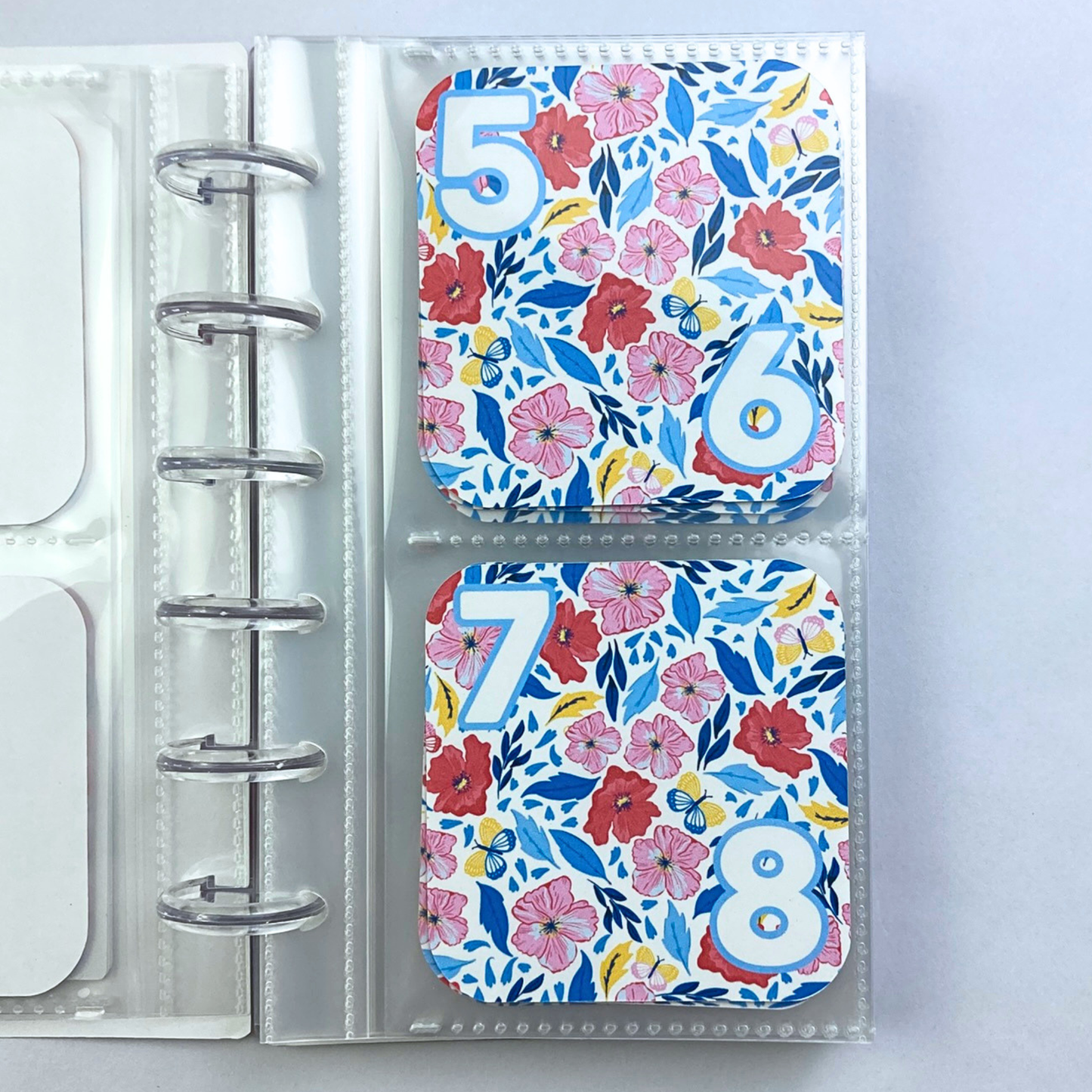 100 Envelope Savings Binder Be Happy Design | A6 Disc Binder | Cash Budgeting | Money Binder