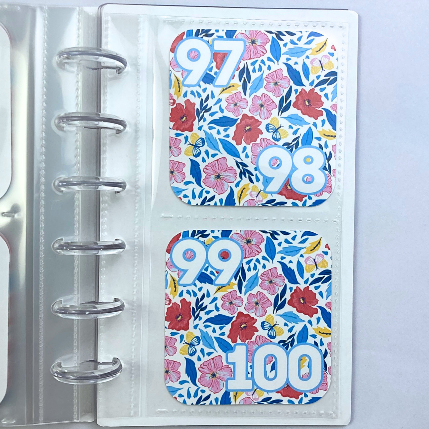 100 Envelope Be Happy Design | $5,050 Savings Binder | PDF PNG and STUDIO3 Files | Digital Download