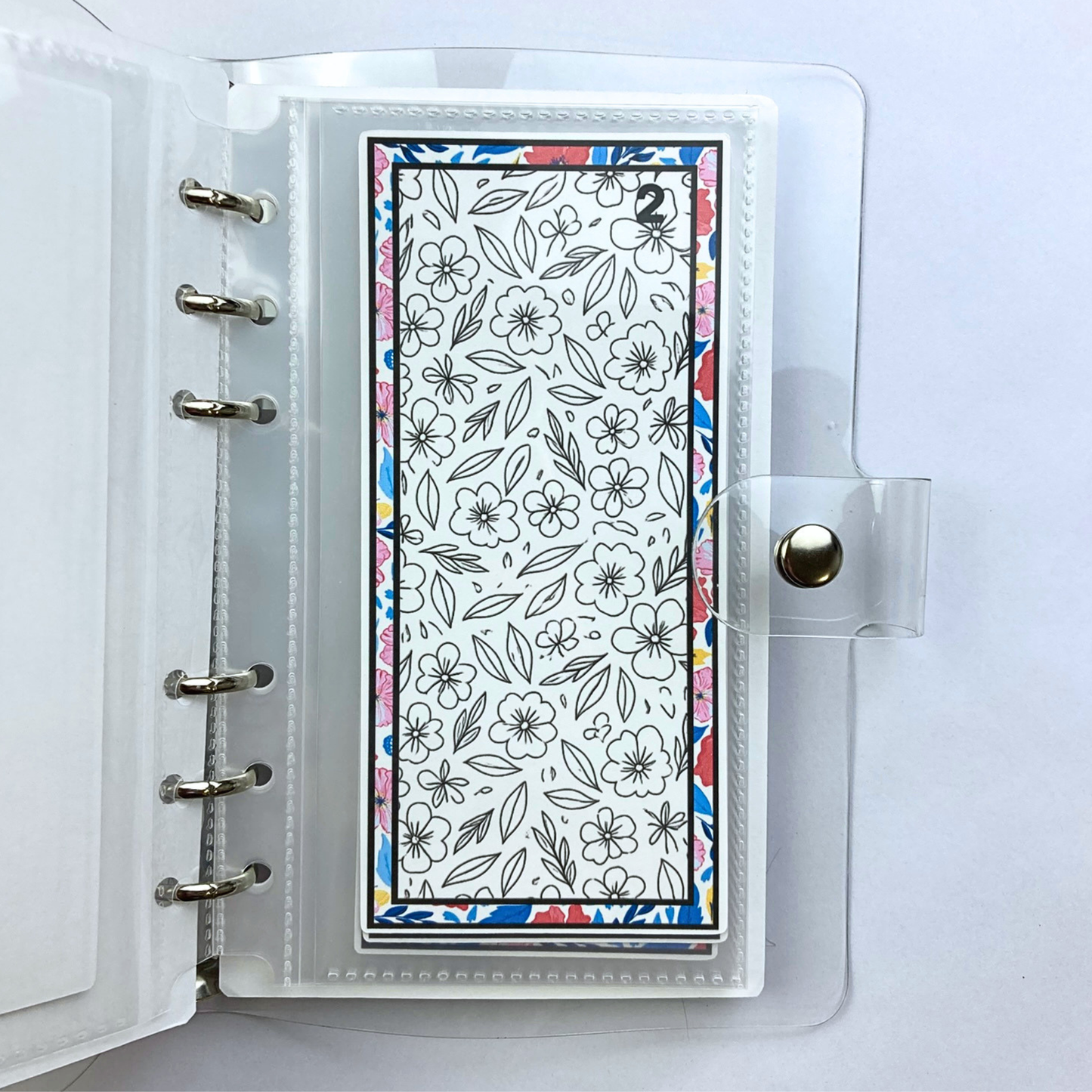 Be Happy Color and Save Savings Challenge Binder | Cash Budgeting | Money Binder