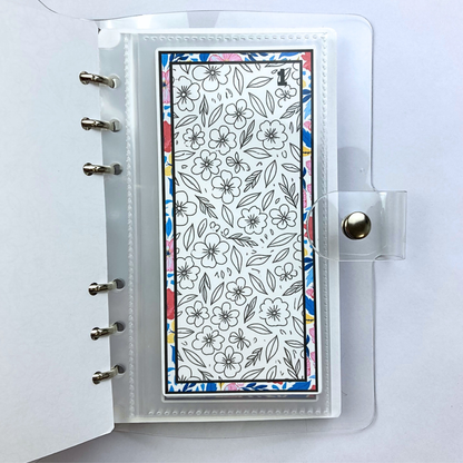 Be Happy Color and Save Savings Challenge Binder | Cash Budgeting | Money Binder