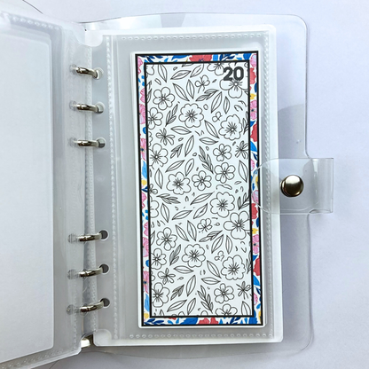 Be Happy Color and Save Savings Challenge Binder | Cash Budgeting | Money Binder